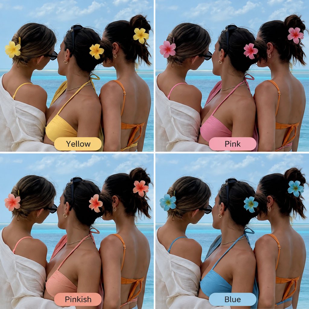 The Plumeria Flower Hair Claw