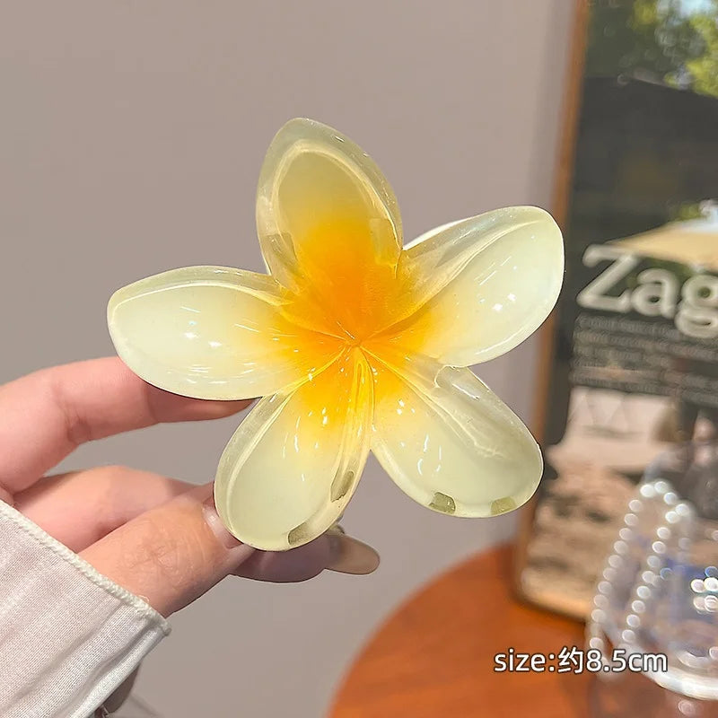 The Plumeria Flower Hair Claw