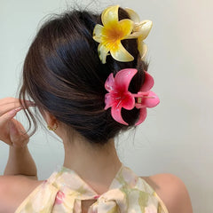 The Plumeria Flower Hair Claw
